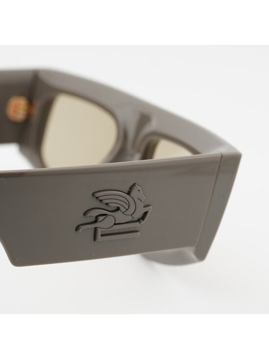 ETRO 0032/G/S 079U QT Sunglasses Mud Geometric Frame, Green Lenses